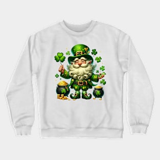 St Patricks Day Leprechaun Crewneck Sweatshirt